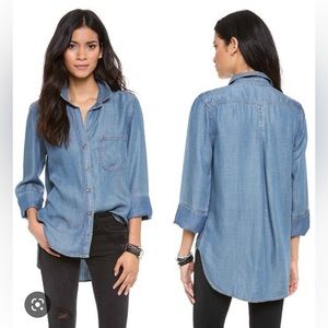 Bella Dahl tencel denim button down